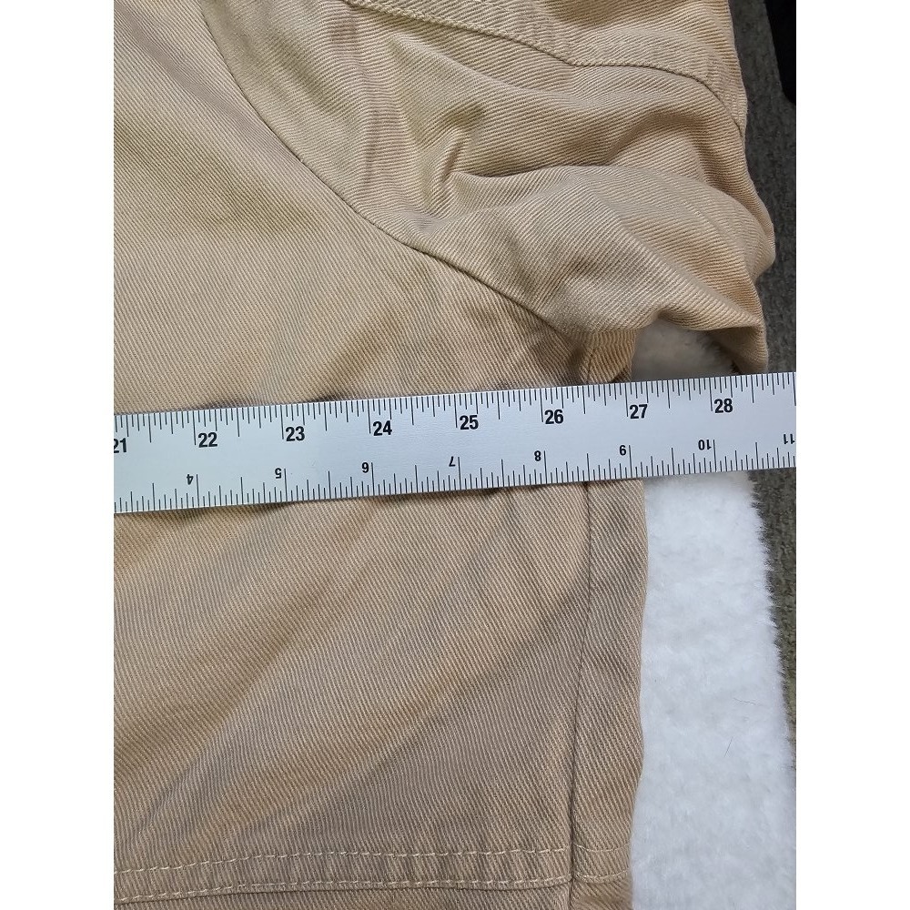 Jessica London Womens Size 26‎ Casual Military Style Khaki Jacket - Picture 7 of 9